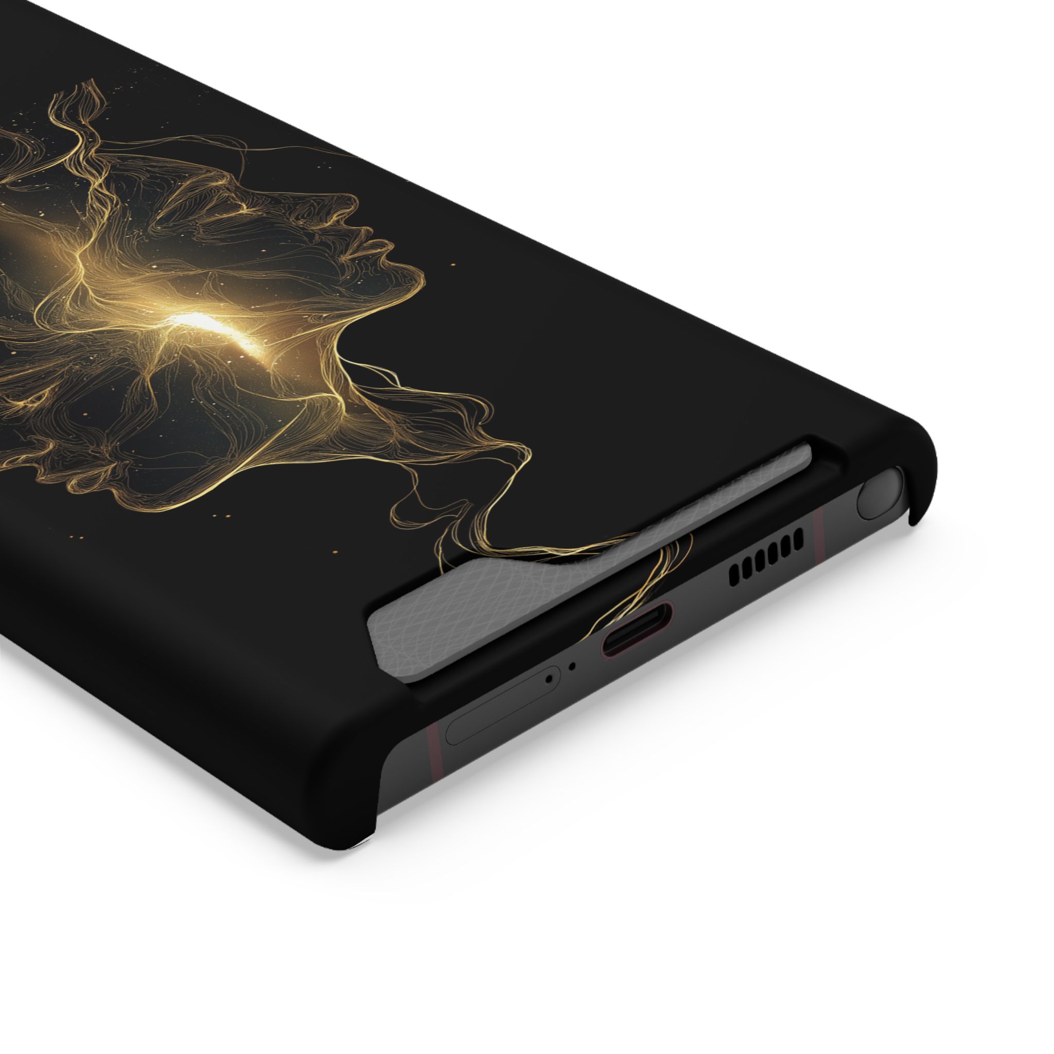 Gemini Zodiac Phone Case with Card Holder – Celestial Gold Twins - Image 22