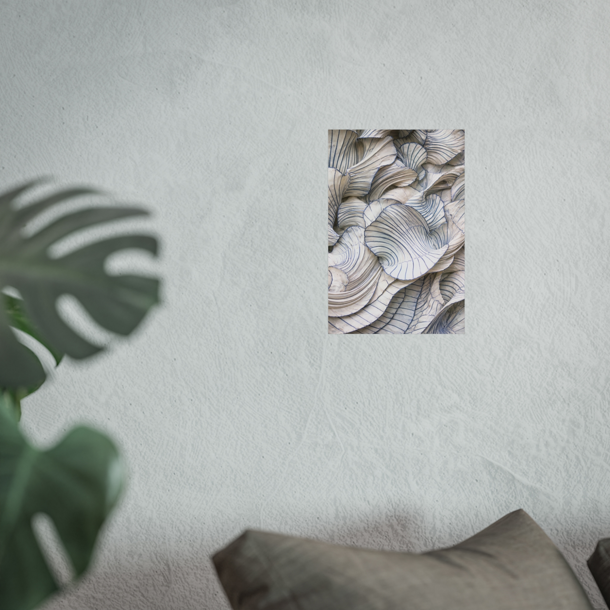 Ivory Folds — Minimal Abstract Fine Art Print - Image 2