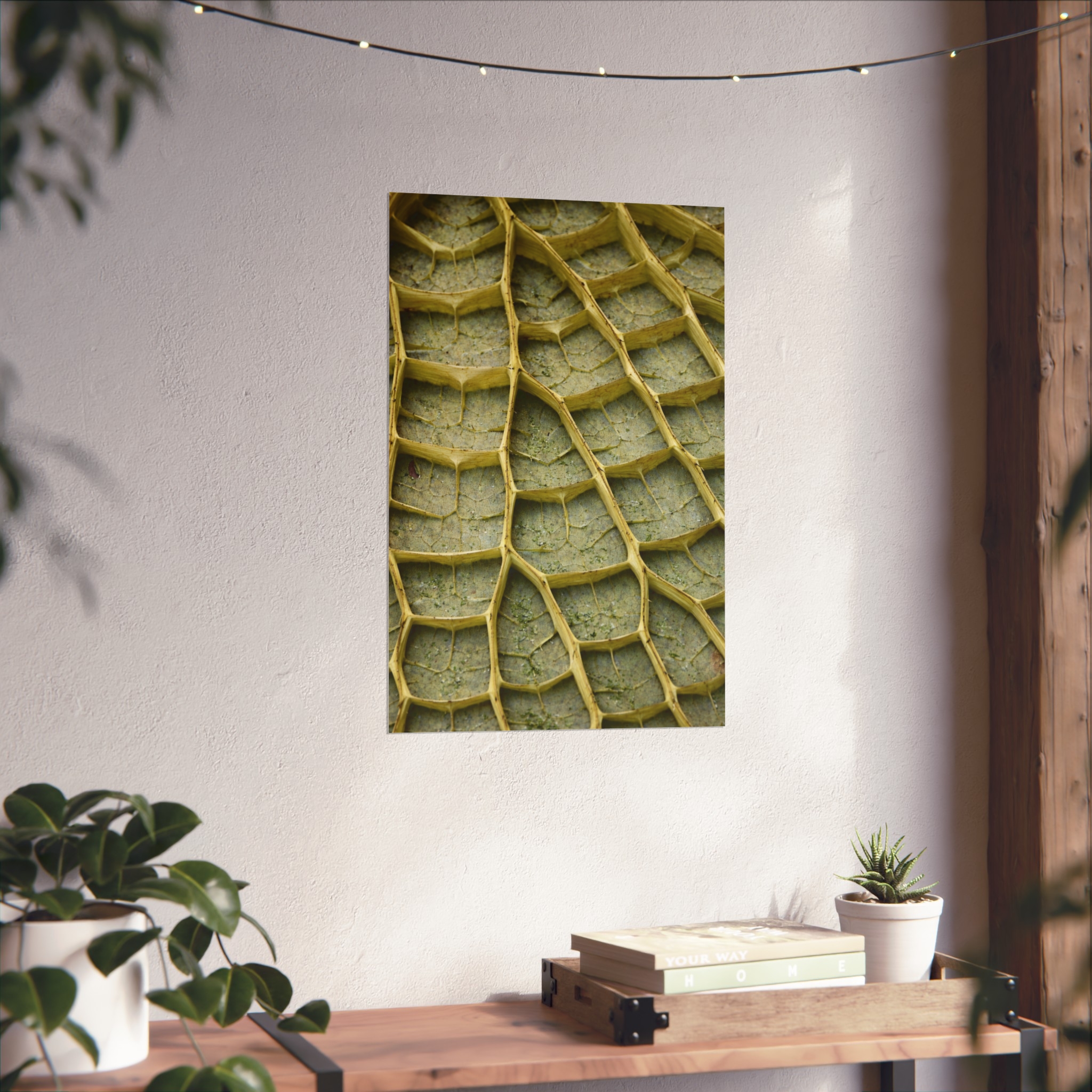 Emerald Lattice — Botanical Macro Fine Art Print - Image 9