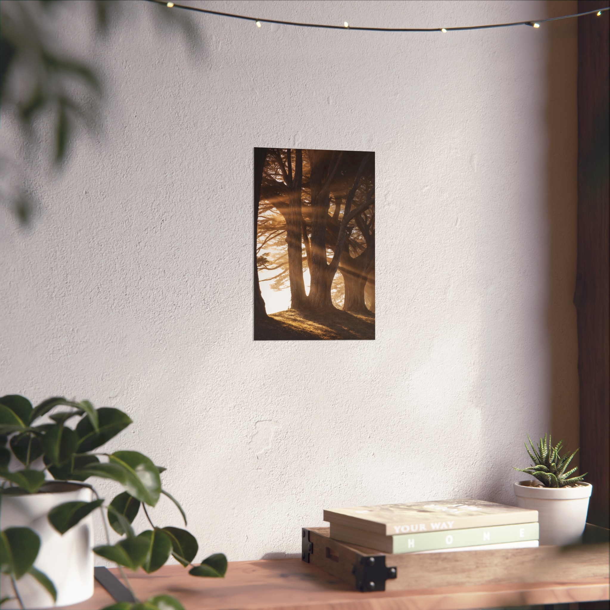 Cathedral Pines — Misty Forest Fine Art Print - Image 3