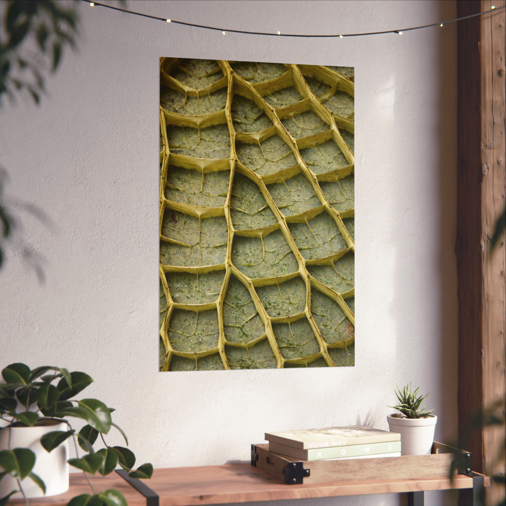 Emerald Lattice — Botanical Macro Fine Art Print - Image 12