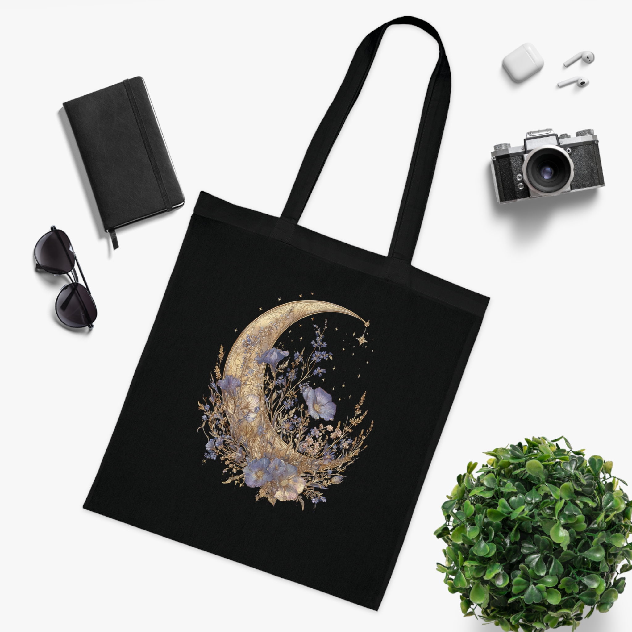 Astromera Moon Phases Tote Bag – Celestial Lunar Cotton Shopper - Image 11