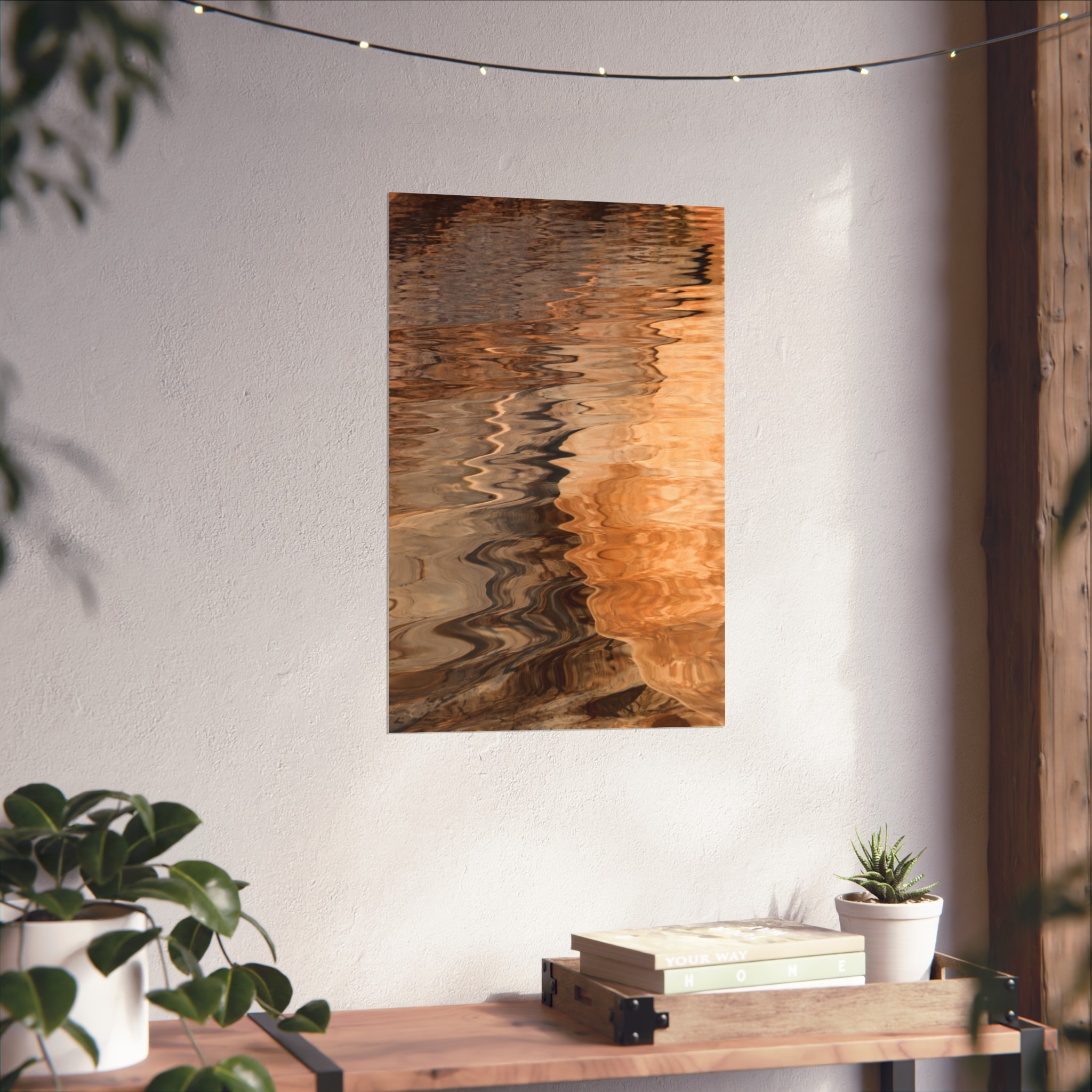 Liquid Gold — Water Reflection Fine Art Print - Image 9