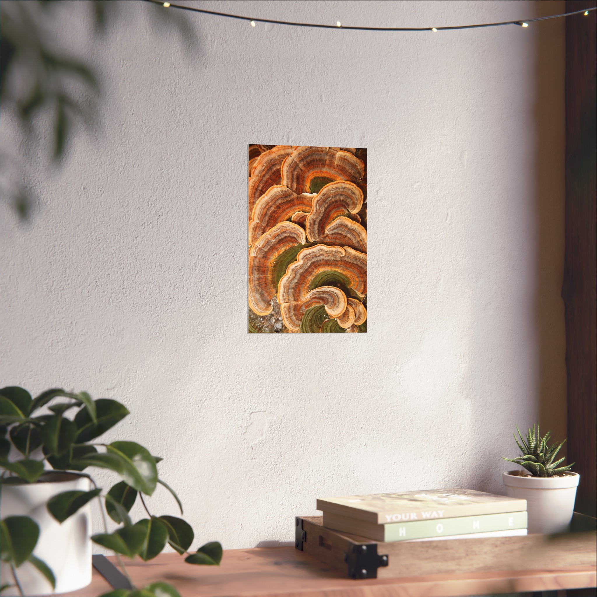 Amber Shelf — Woodland Fungi Fine Art Print - Image 3
