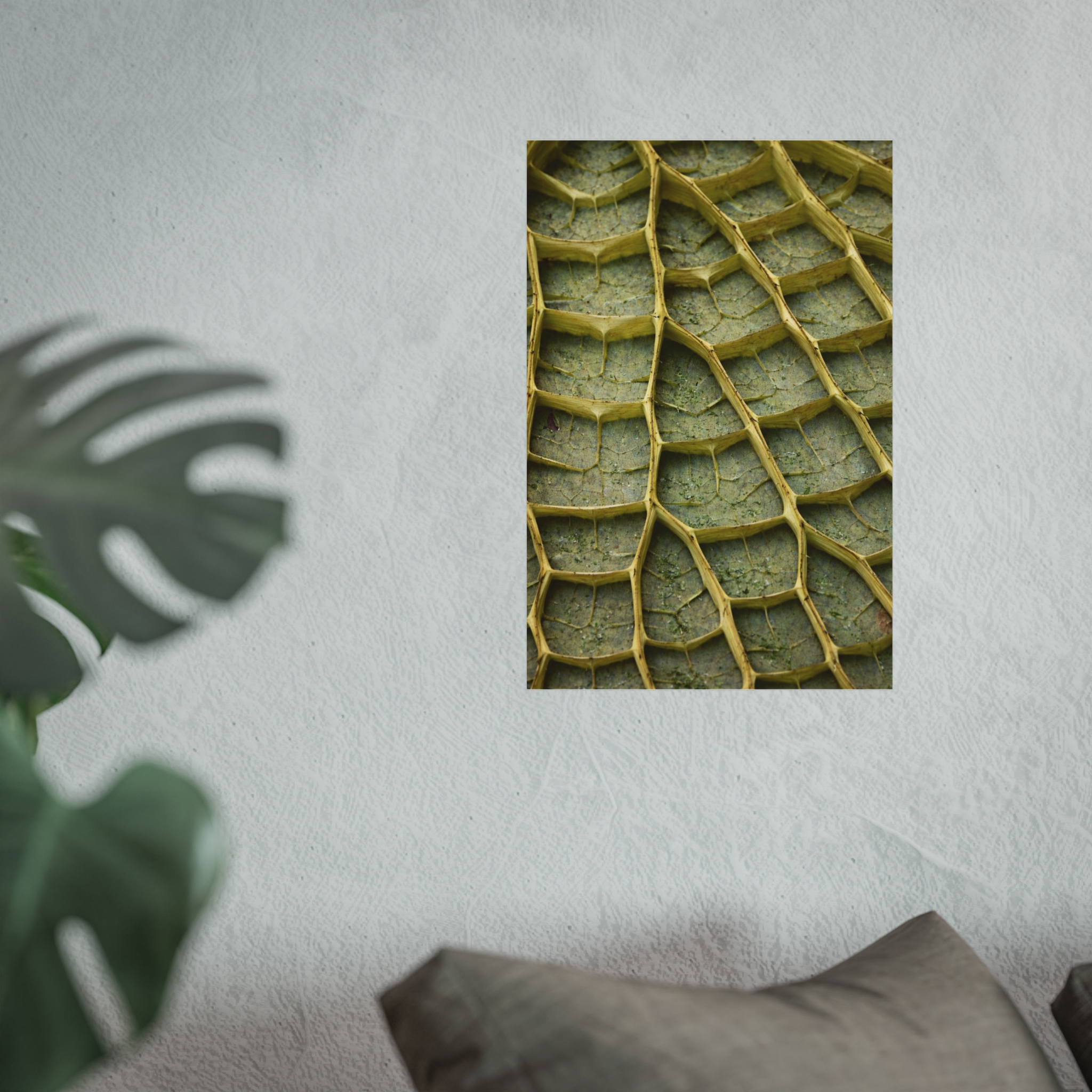 Emerald Lattice — Botanical Macro Fine Art Print - Image 5