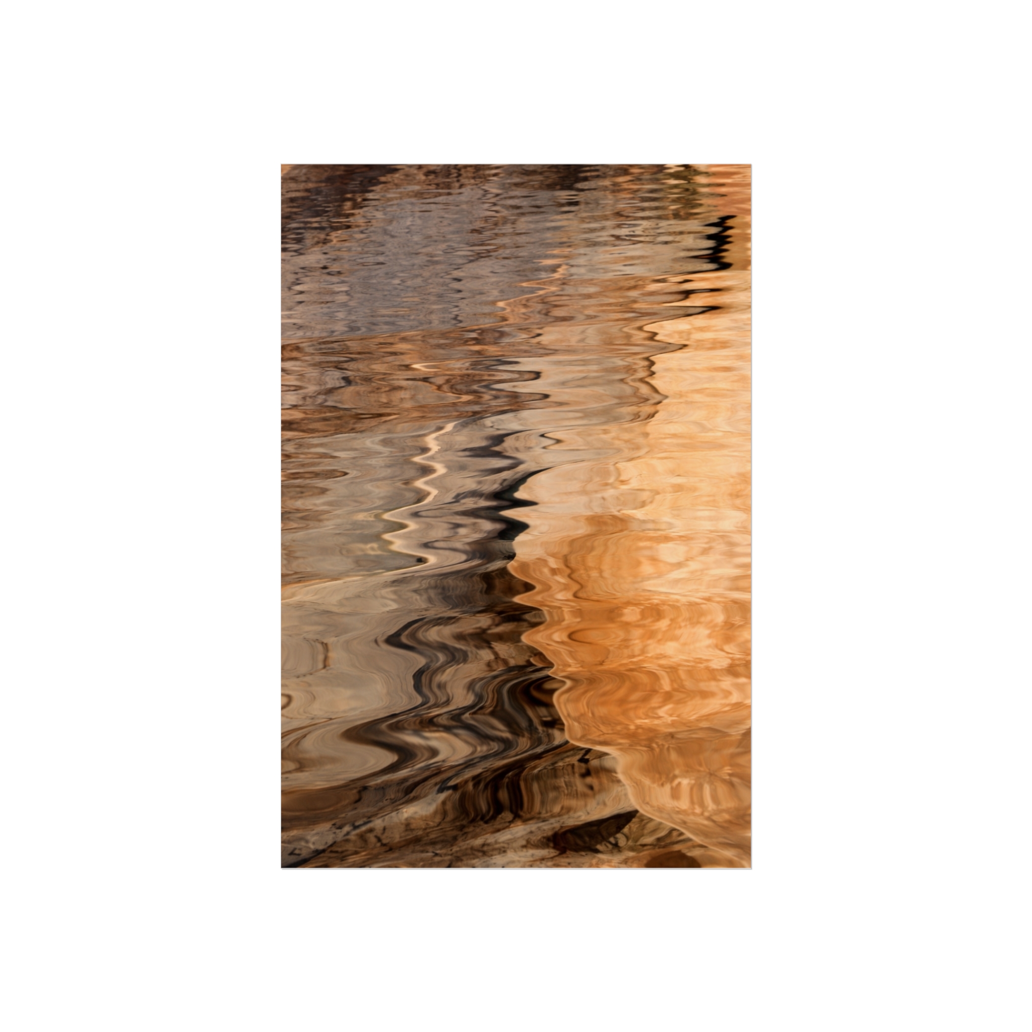 Liquid Gold — Water Reflection Fine Art Print - Image 4