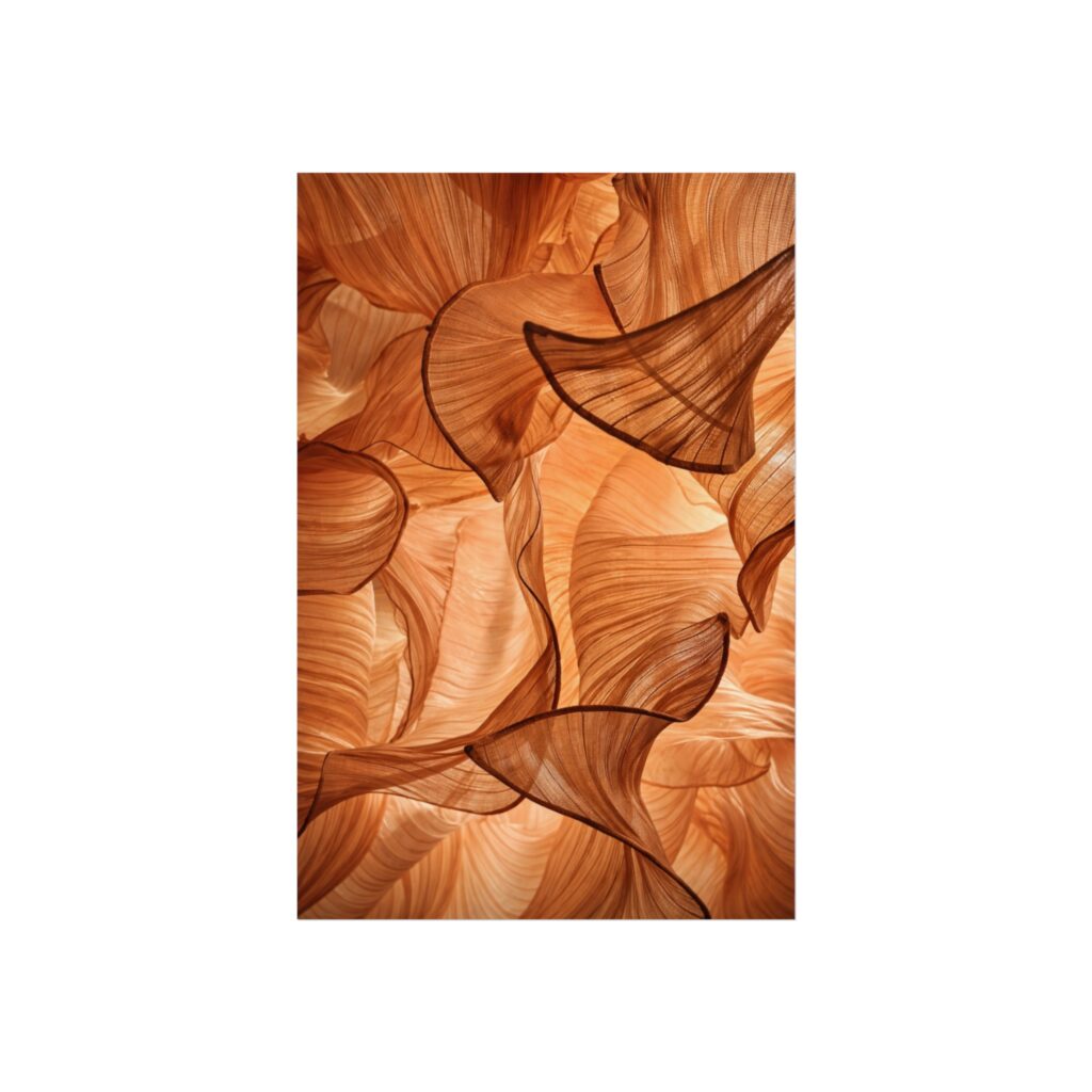 Amber Flow — Abstract Fine Art Print