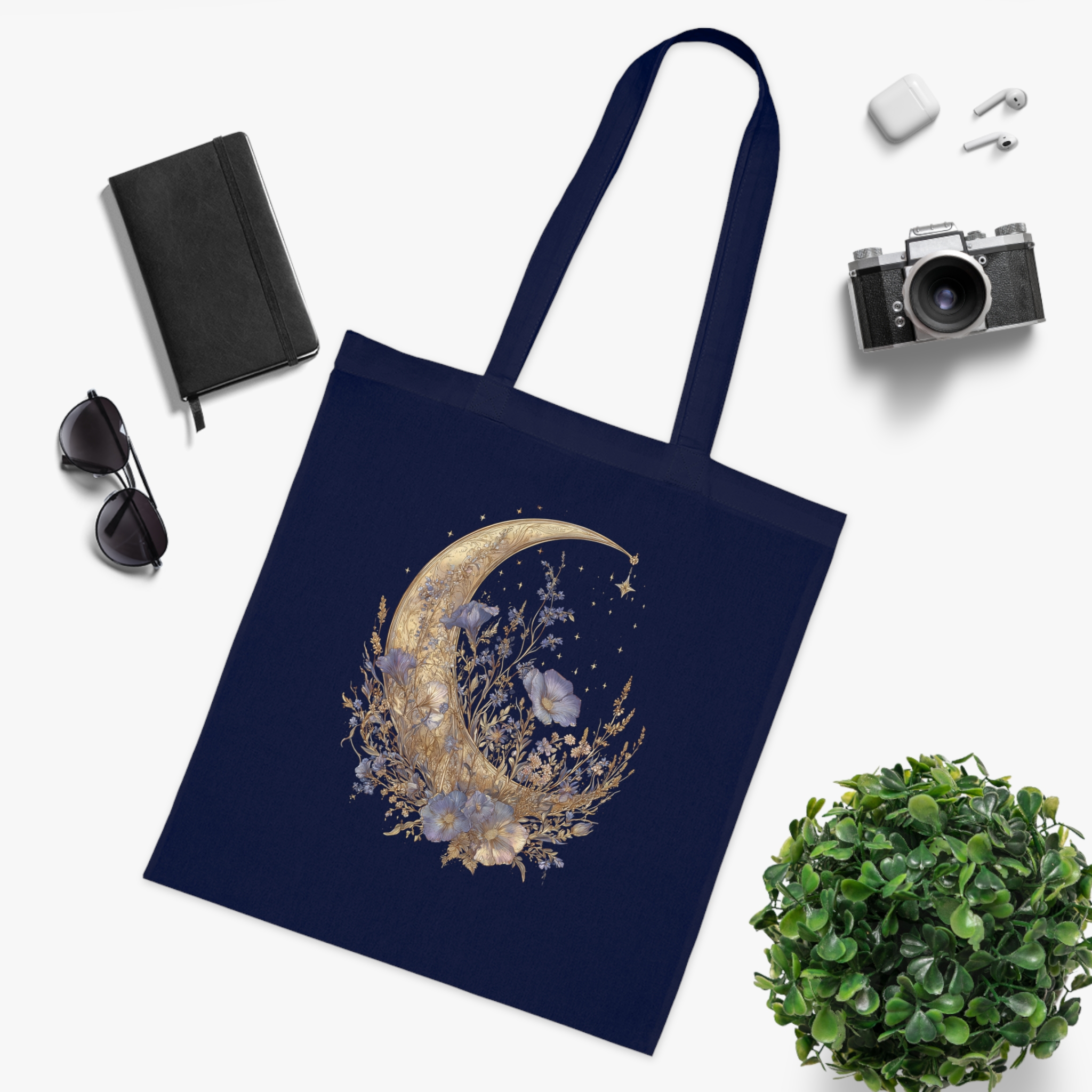 Astromera Moon Phases Tote Bag – Celestial Lunar Cotton Shopper - Image 7