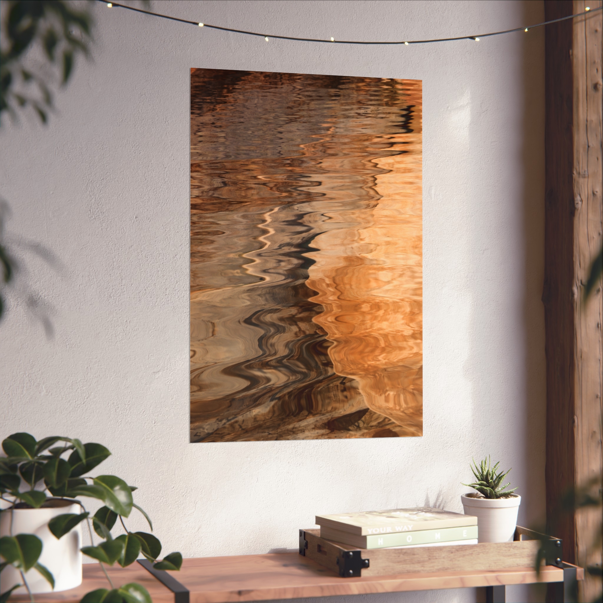 Liquid Gold — Water Reflection Fine Art Print - Image 12