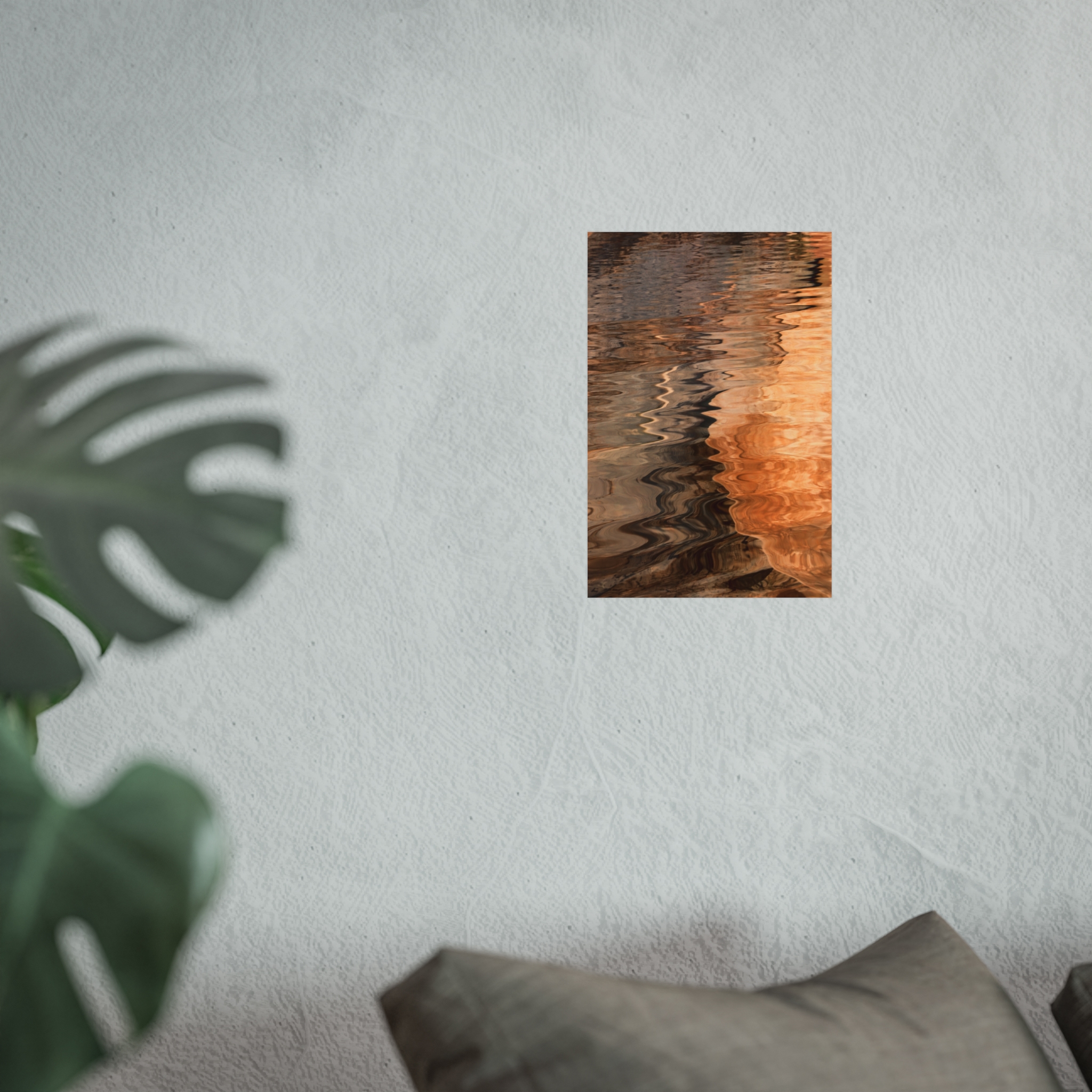 Liquid Gold — Water Reflection Fine Art Print - Image 2