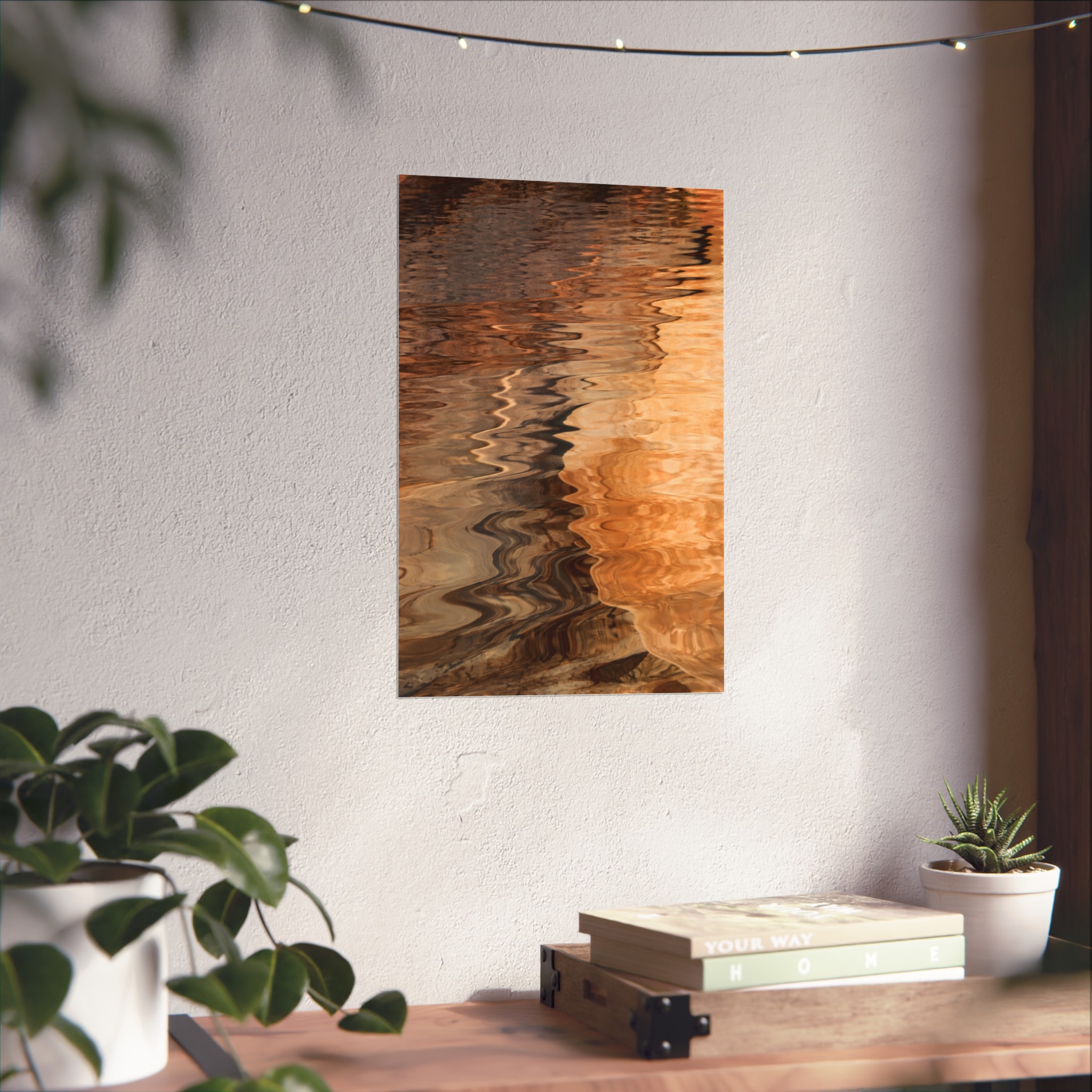 Liquid Gold — Water Reflection Fine Art Print - Image 6