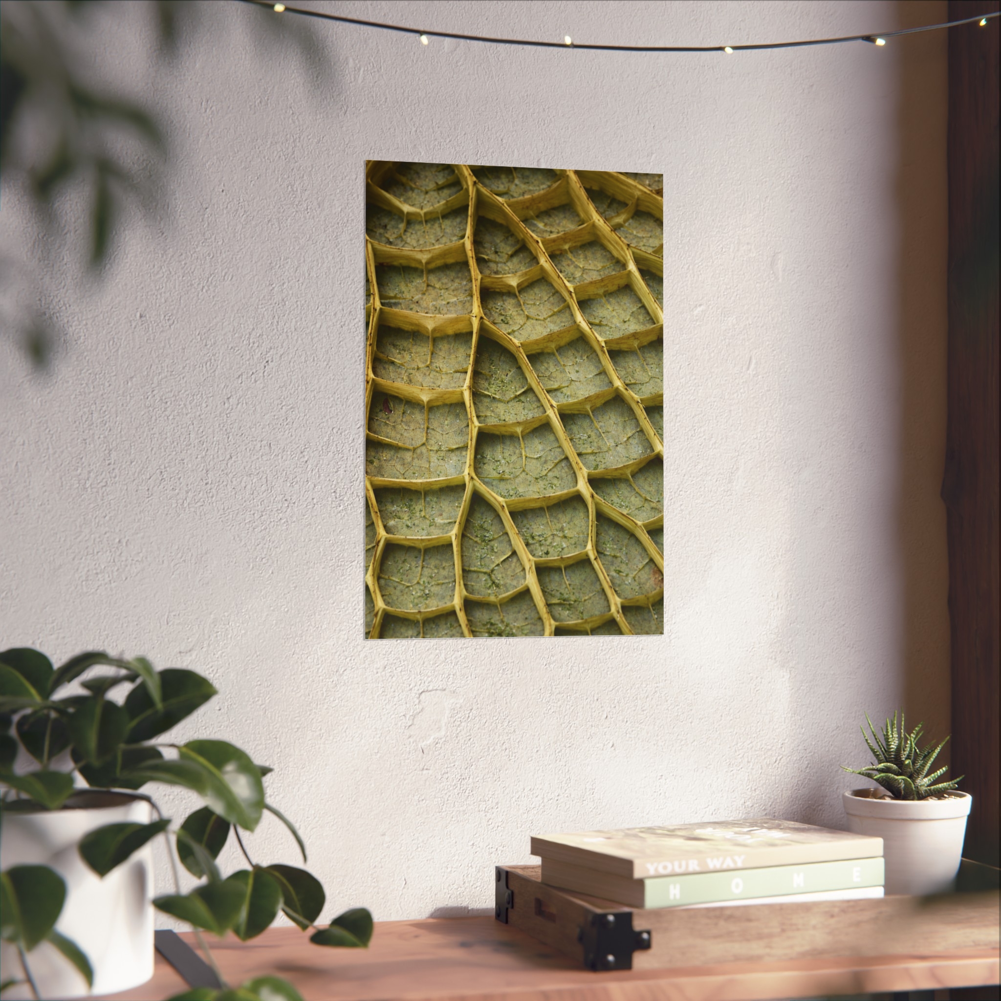 Emerald Lattice — Botanical Macro Fine Art Print - Image 6