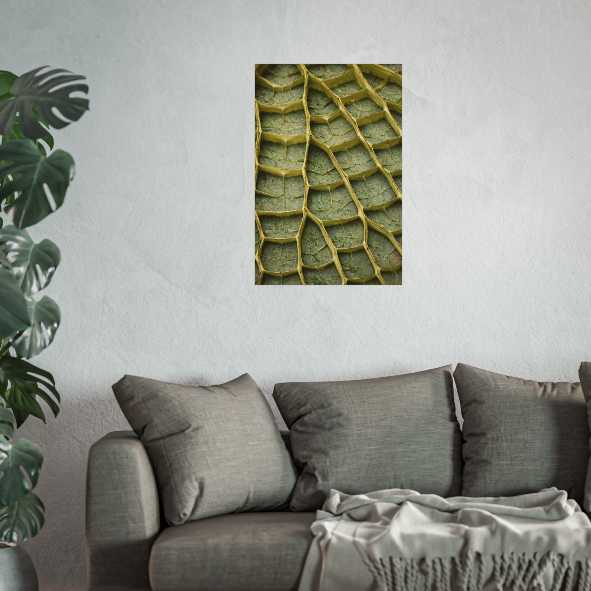 Emerald Lattice — Botanical Macro Fine Art Print - Image 11