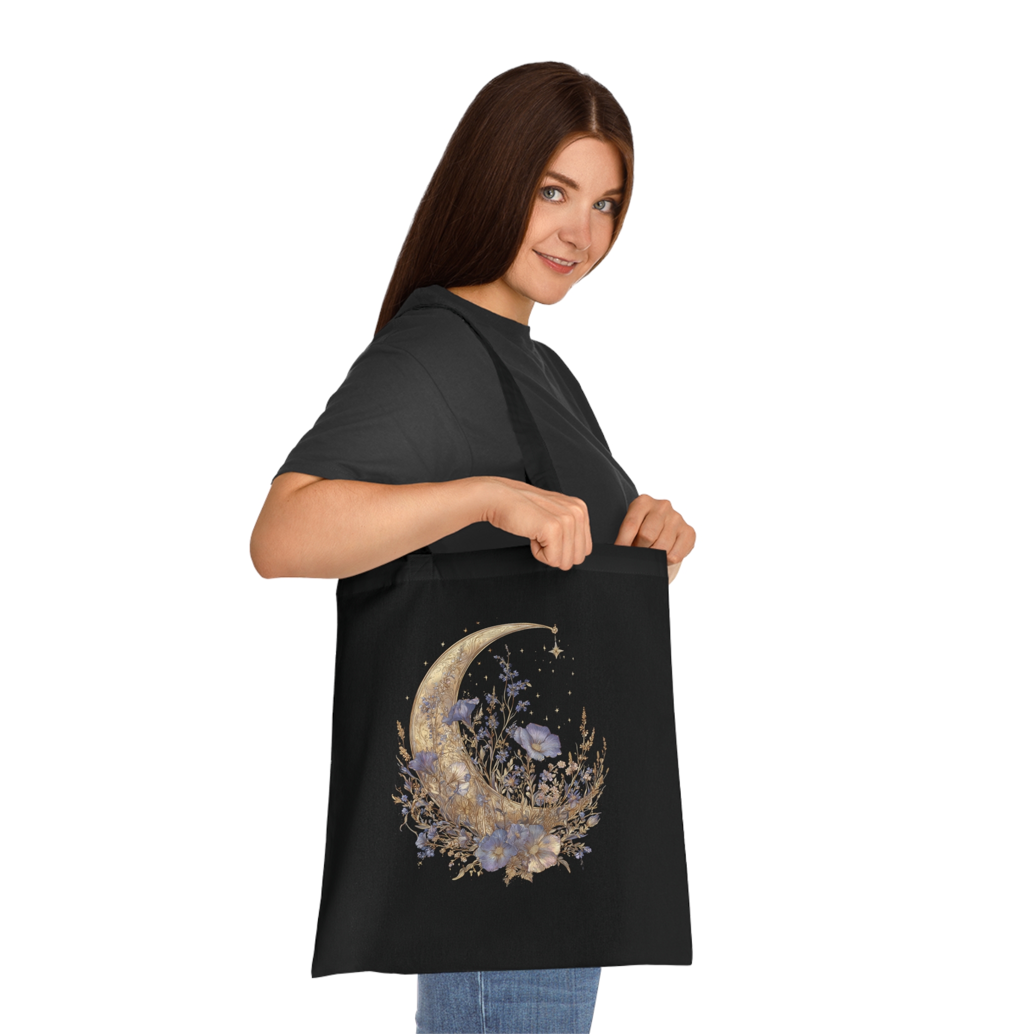 Astromera Moon Phases Tote Bag – Celestial Lunar Cotton Shopper - Image 12