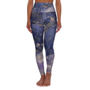 Celestial Sun & Moon High-Waisted Yoga Leggings – Cosmic Astrology