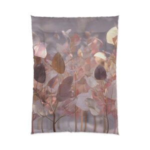 Blush Forest Comforter – Dreamy Pastel Botanical